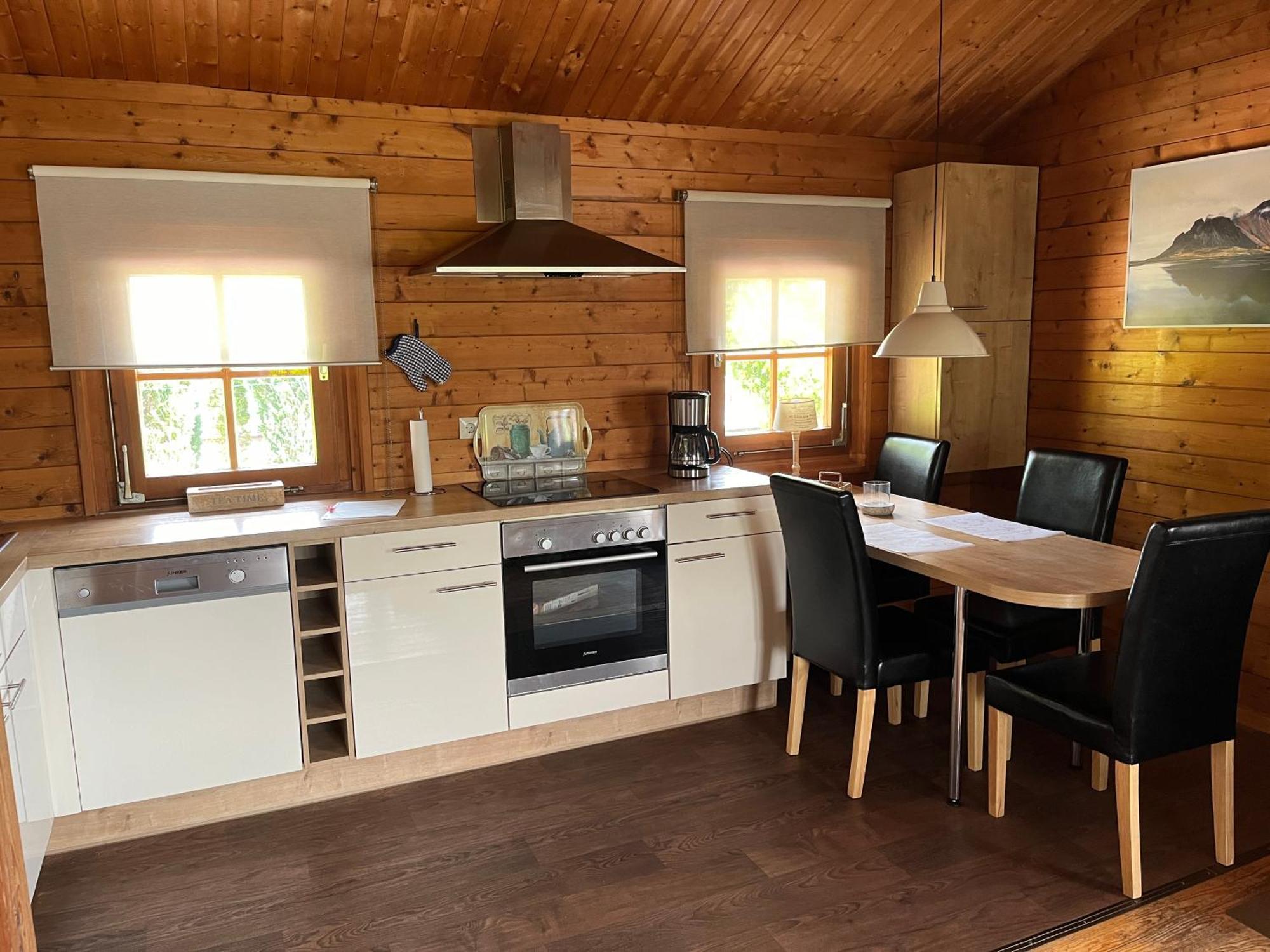 Blockhaus Ferienzauber II Villa Bromskirchen Eksteriør bilde